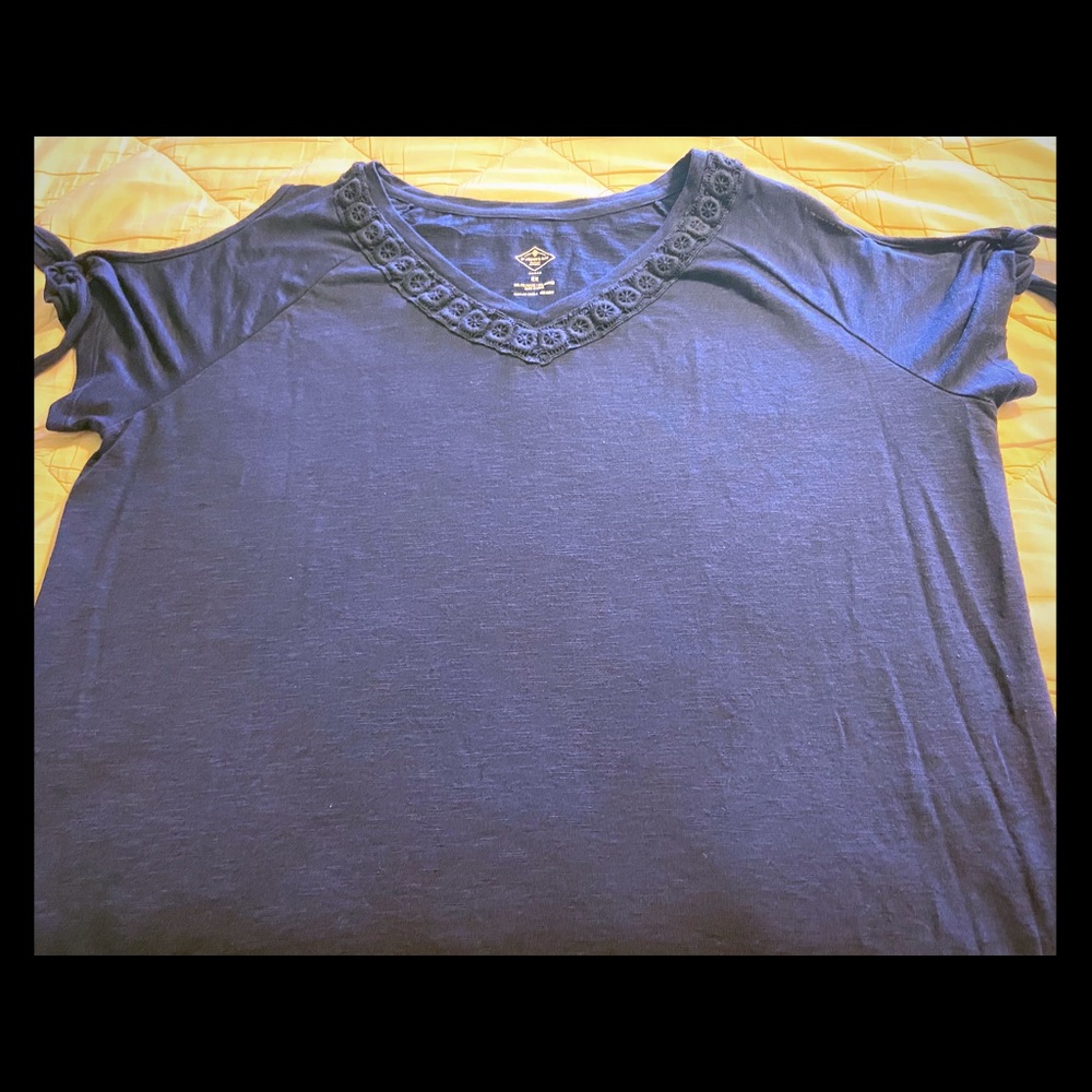 Cold shoulder blouse